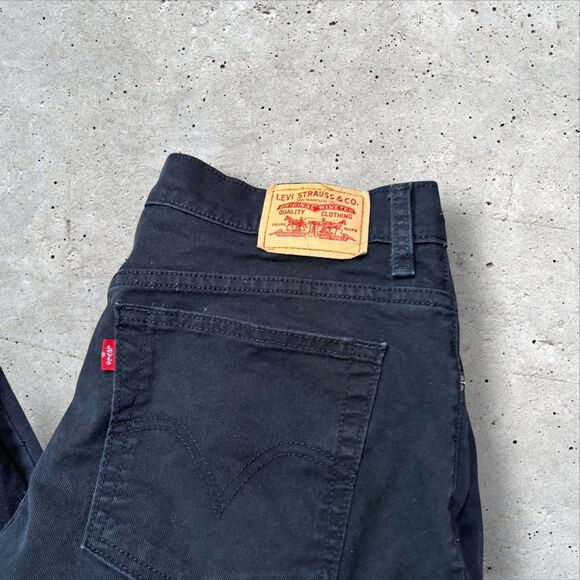 Levi’s 550 Relaxed Boot Cut Women’s Jeans Black Size 16L Stretch Mid Rise - Picture 4 of 14